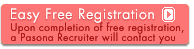 Easy Free Registration